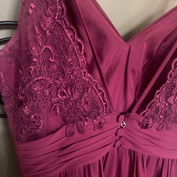 Azazie Crystal mulberry size 2 - Picture 6 of 8